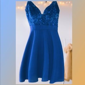 Windsor royal blue Homecoming dress